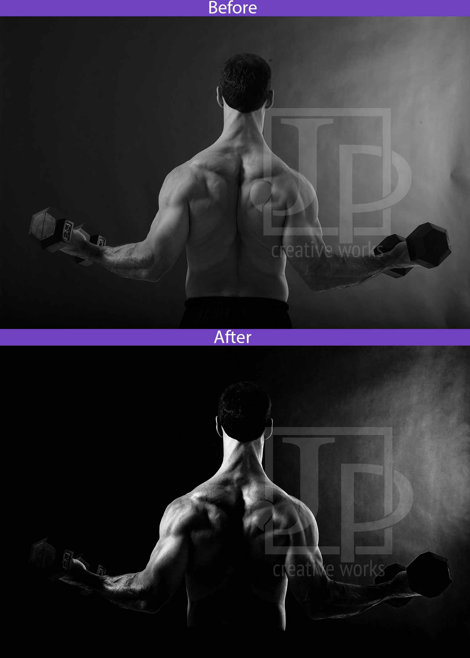 Watermarked Photo Editing Examples